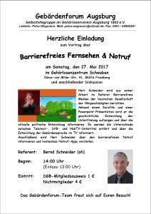 201705 Gebaerdenforum Barrierefreies Fernsehen Notruf